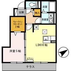 エスポワール北原の物件間取画像